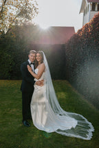 Demi Veil with Chantilly Lace